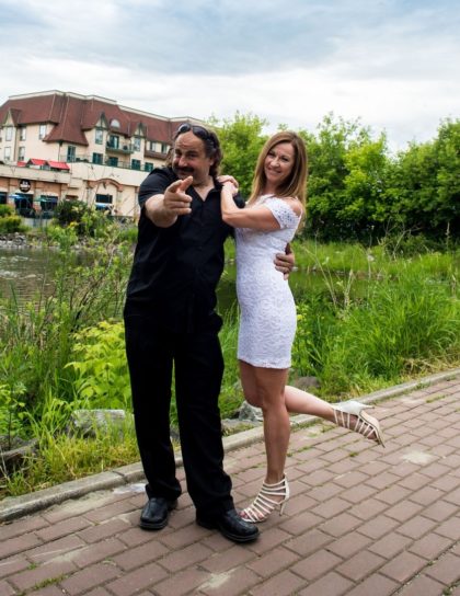 Avery Shoaf and Instructor Heather Stranks