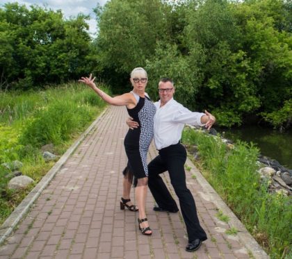 Martina Bopp and Instructor Markus Jaeger