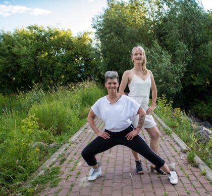 Peggy Maerz and Instructor Simone Goerner